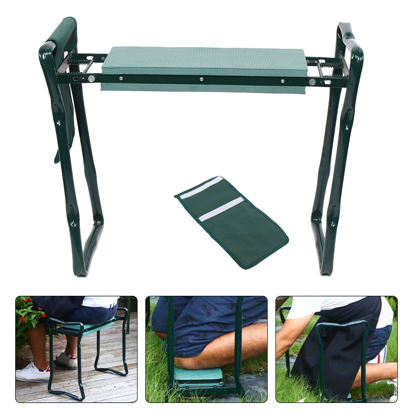 Folding Portable Garden Padded Stool