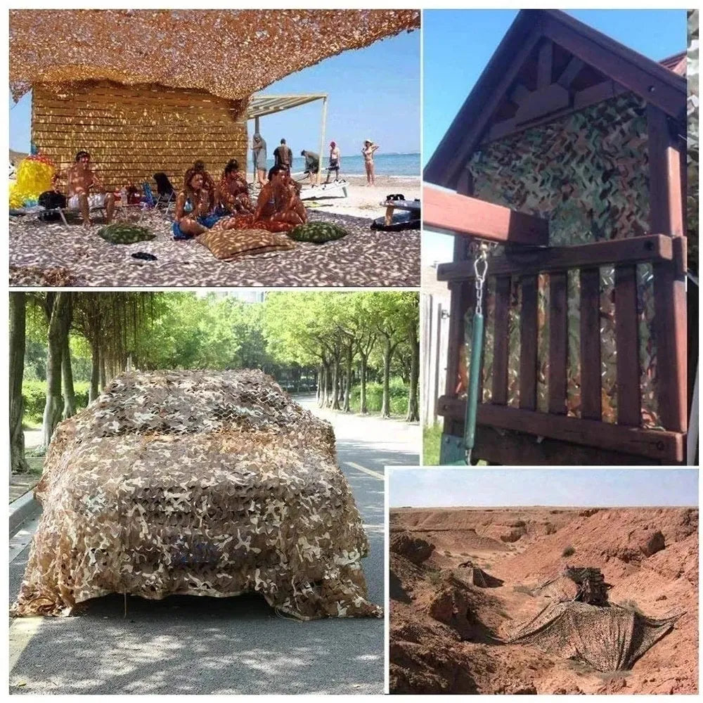 Military camouflage net pavilion camouflage net shade net garden decoration net green jungle white desert color 2x5m/3x4m/4x5m