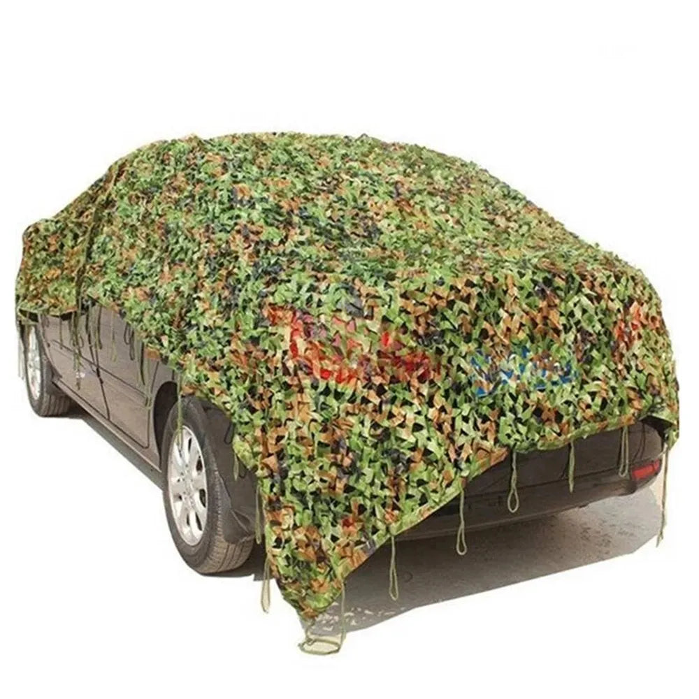 Military camouflage net pavilion camouflage net shade net garden decoration net green jungle white desert color 2x5m/3x4m/4x5m