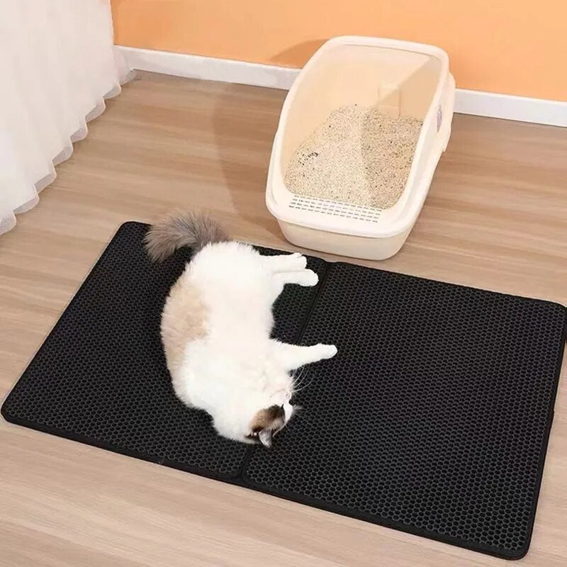 Double Layer Waterproof Pet Cat Litter
