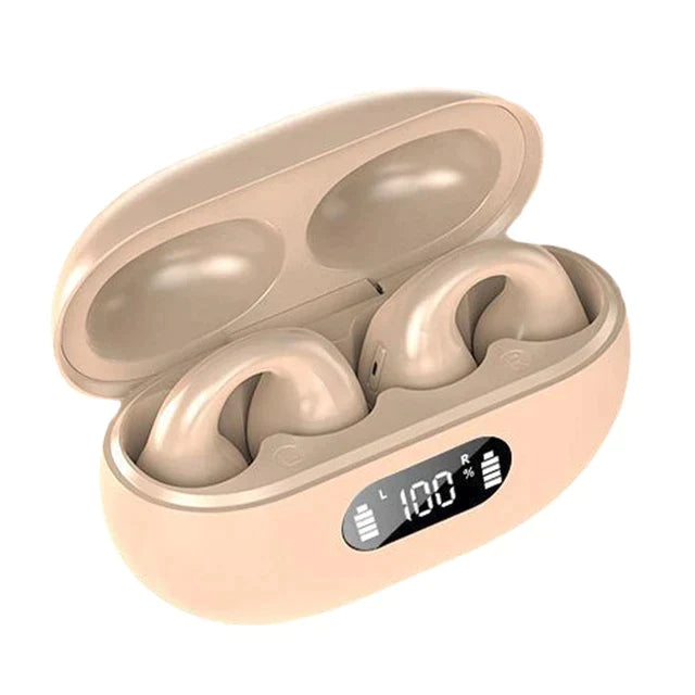 Wireless Ear Clip Bone Conduction Headphones