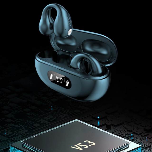 Wireless Ear Clip Bone Conduction Headphones