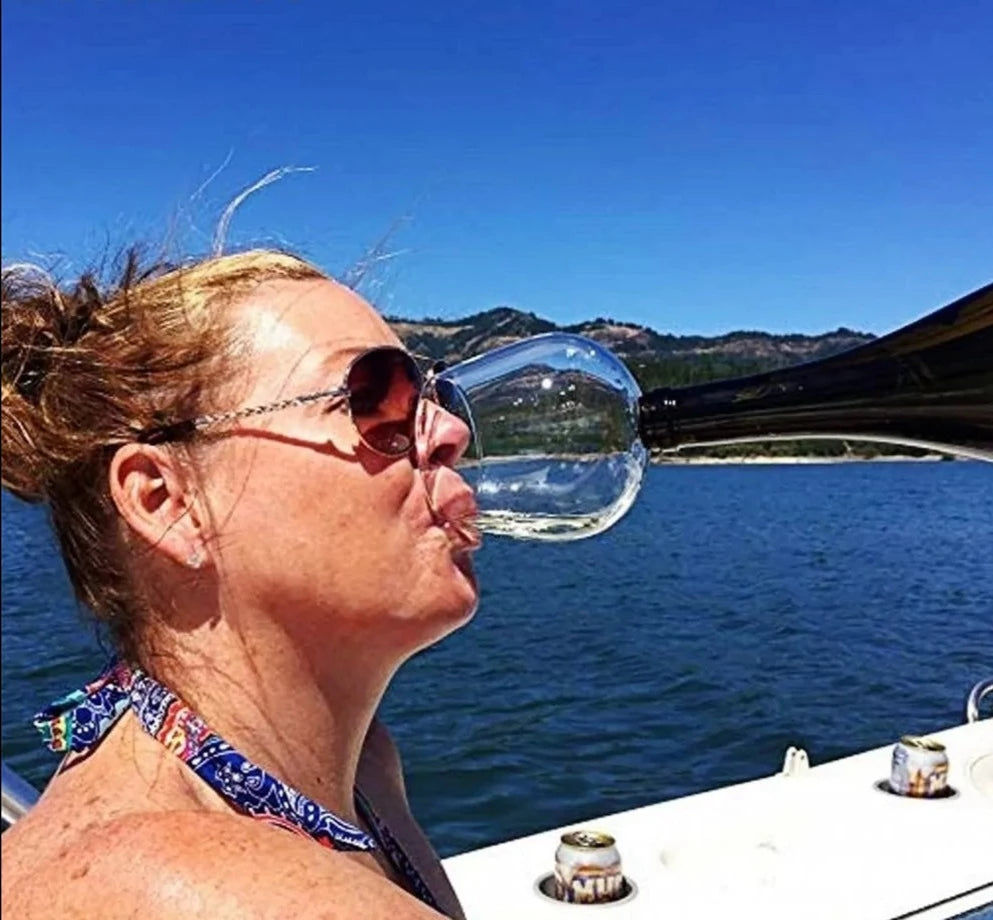 Creative Bottle Wine Glass