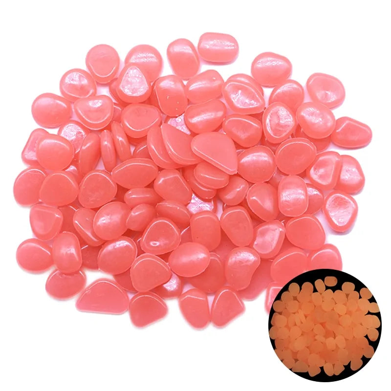 Glowing Dark Garden Pebbles