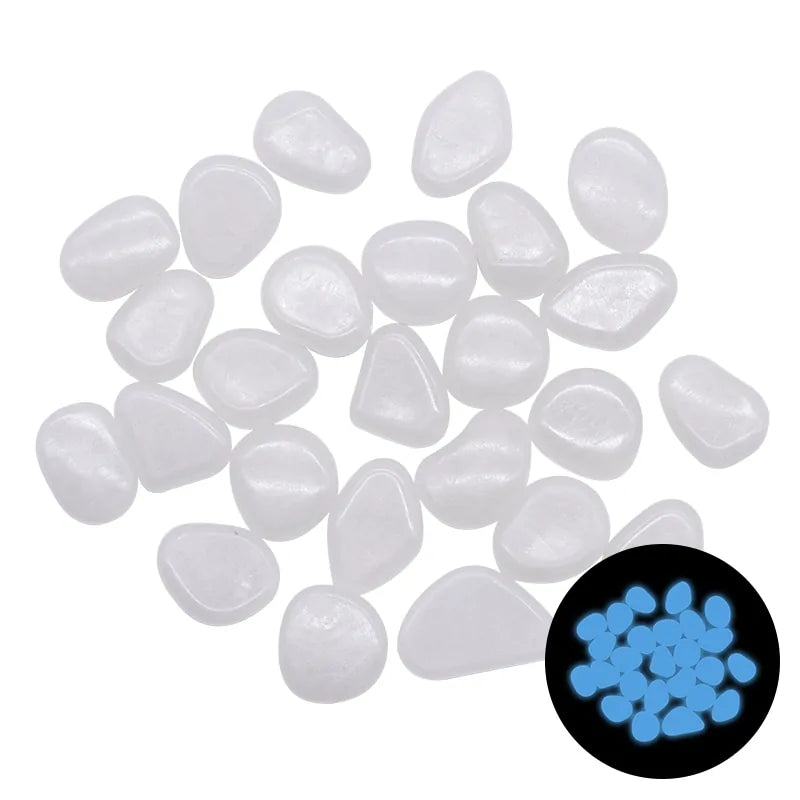 Glowing Dark Garden Pebbles